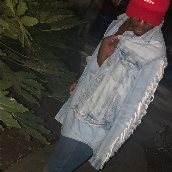 Distressed Denim Jacket - Picture 2 of 4